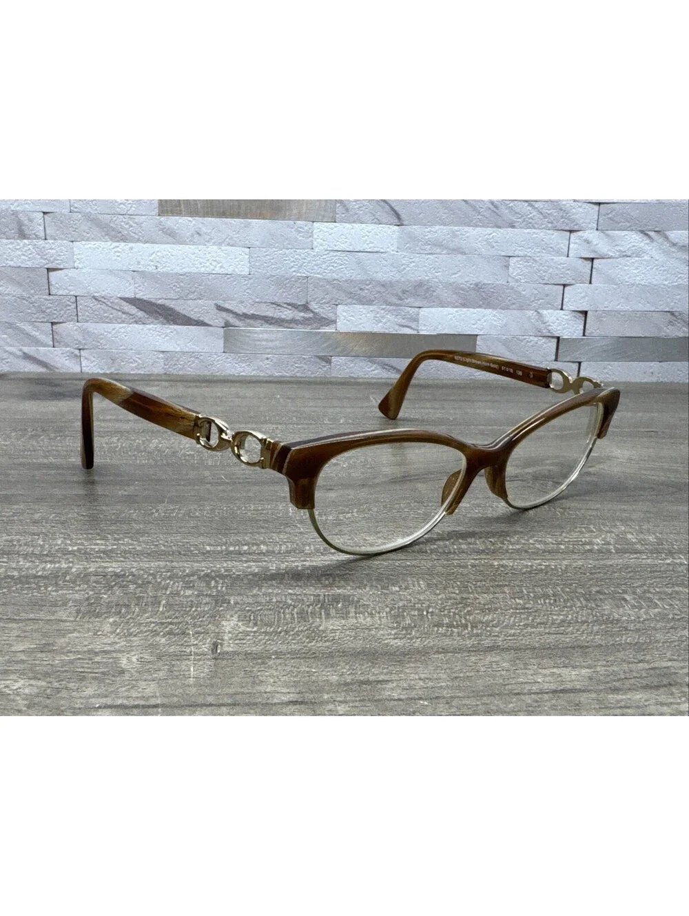 COACH Eyeglasses HC 5063 Kitty 5272 Cat Eye Brown 51[]16-135 Women's Frames